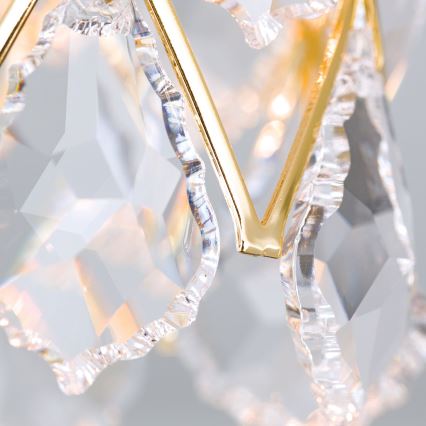 Taklampa RITA 1xG9/40W/230V, Ø 9 cm, guldfärgad