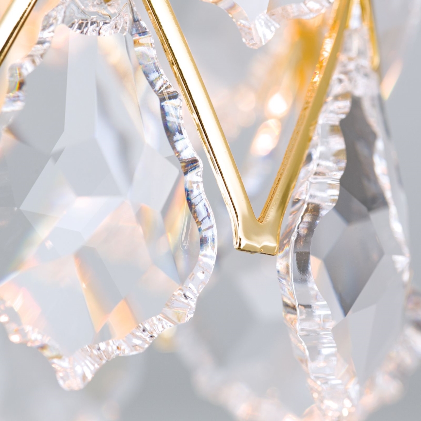 Taklampa RITA 1xG9/40W/230V, Ø 9 cm, guldfärgad