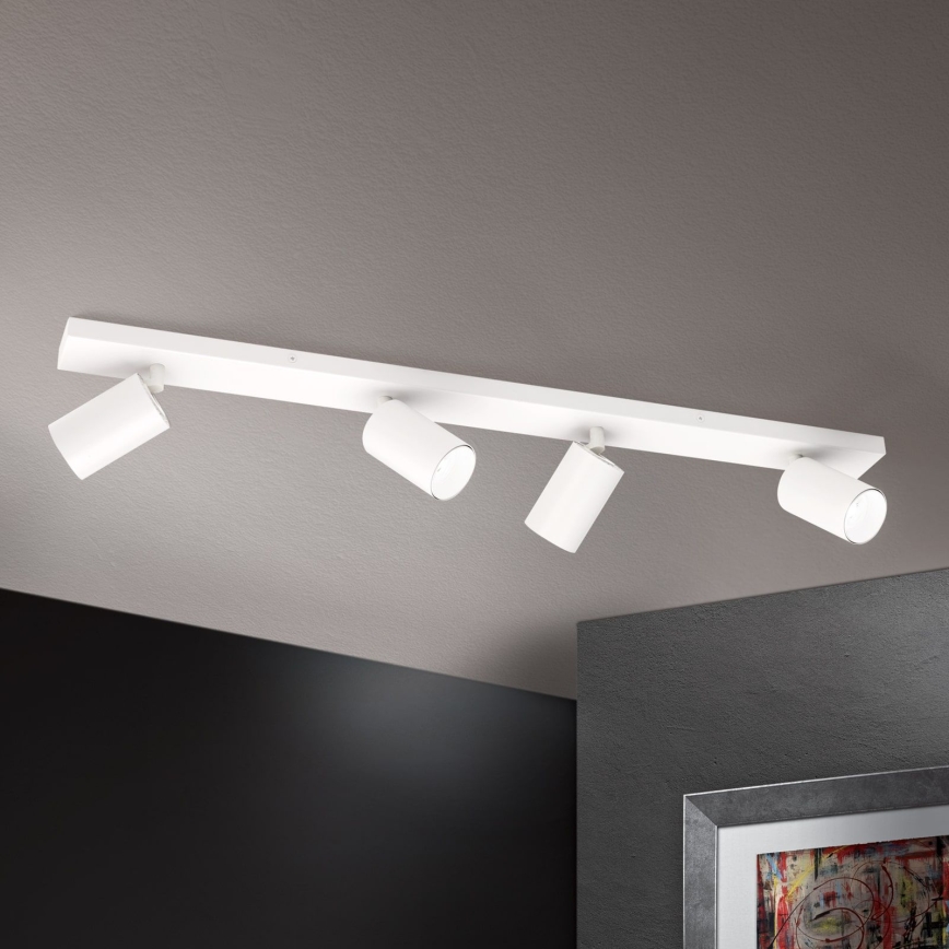 Spotlampa SEAN 4xGU10/13W/230V vit