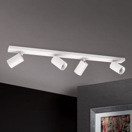 Spotlampa SEAN 4xGU10/13W/230V vit
