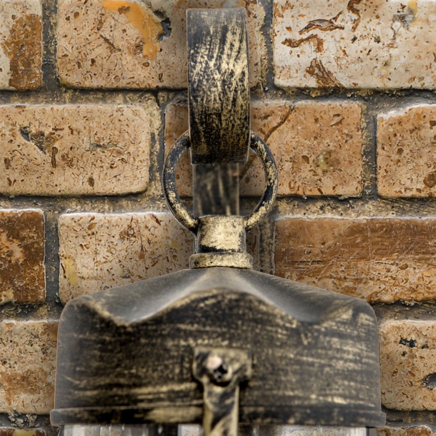 Utomhus vägglampa TAVERNA 1xE27/60W/230V IP23 brons/patina