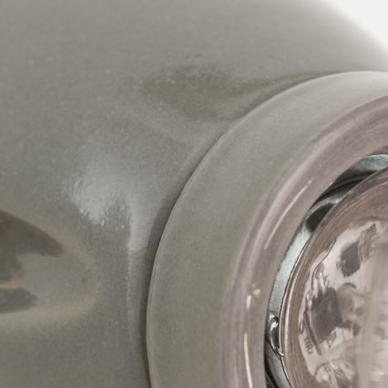 Vägglampa FROST 1xE27/60W/230V grå