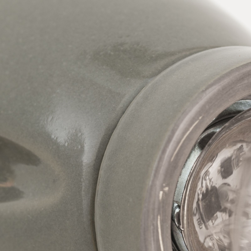 Vägglampa FROST 1xE27/60W/230V grå