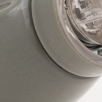 Vägglampa FROST 1xE27/60W/230V grå