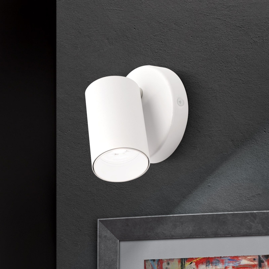 Väggspotlight SEAN 1xGU10/13W/230V vit