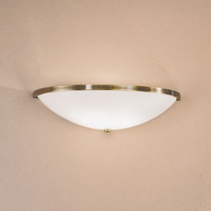 Vägglampa AIDA 1xE14/40W/230V brons/patina