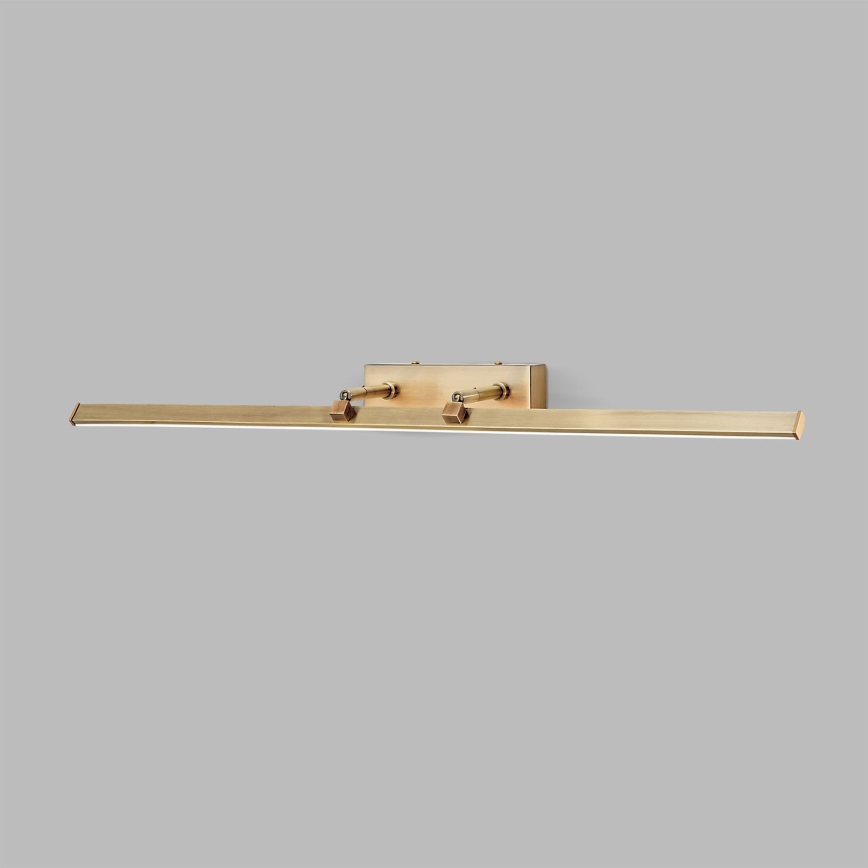 LED tavelbelysning PUBLIO LED/15W/230V 75 cm guld/patina