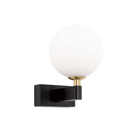 Vägglampa för badrum MARA 1xG9/20W/230V IP44 svart