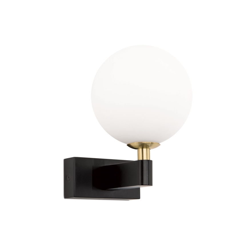 Vägglampa för badrum MARA 1xG9/20W/230V IP44 svart
