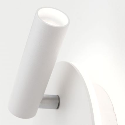 LED väggspotlight LENNY LED/6W/230V + LED/3W vit