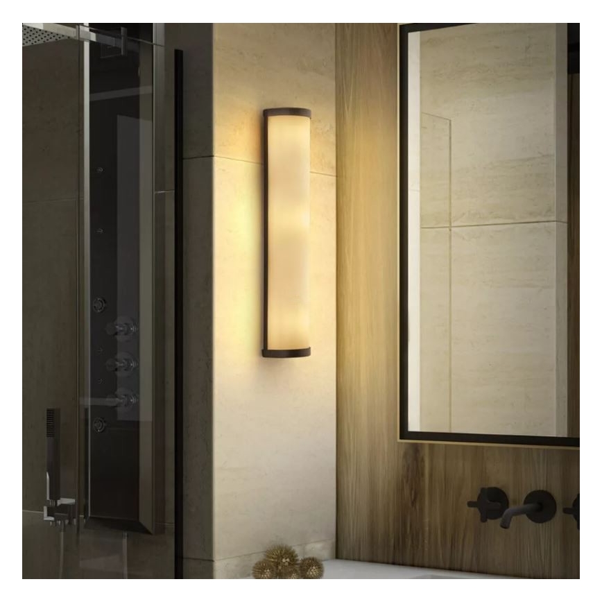 Osram - Badrumsvägglampa BATHROOM CLASSIC 3xE14/12W/230V IP44 svart