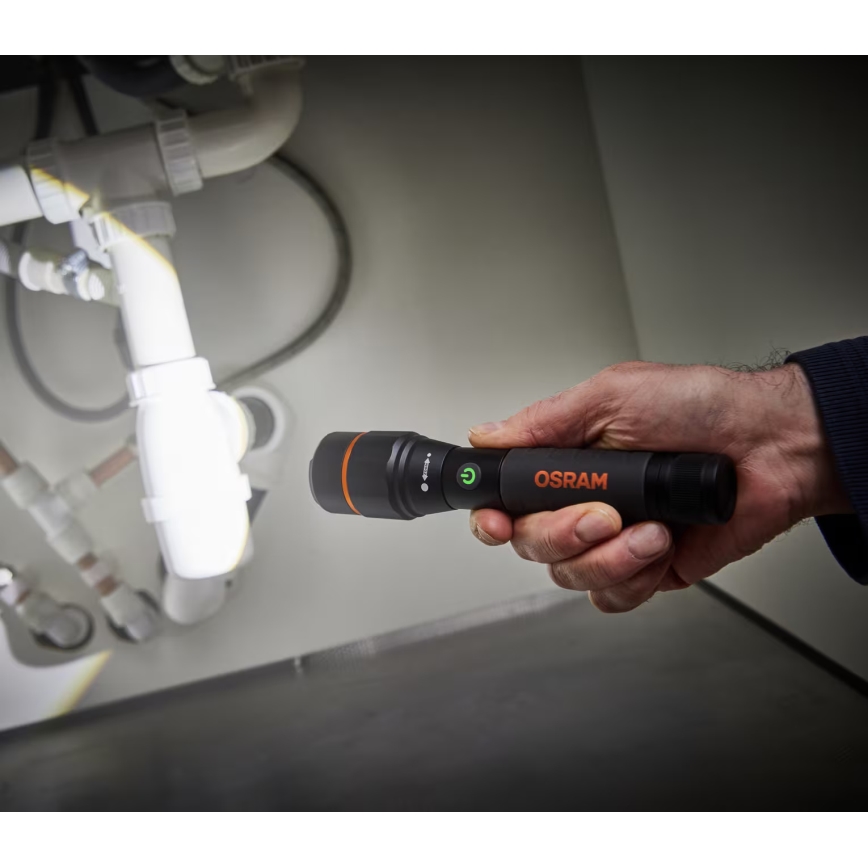 Osram - Dimmbar uppladdningsbar LED-ficklampa LEDINSPECT PRO TORCH 800 LED/8W/3,7V 2200 mAh IP44
