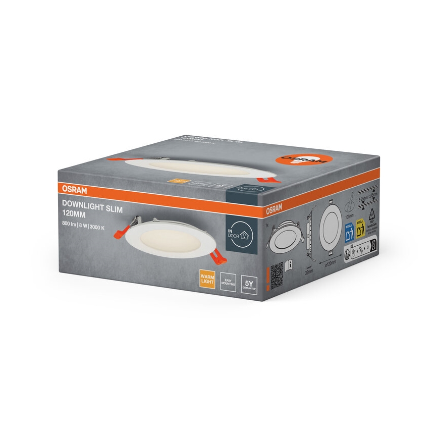 Osram - Infälld LED-armatur SLIM LED/8W/230V 3000K