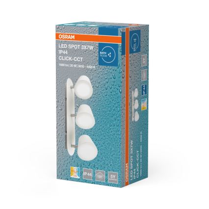 Osram - LED-badrumsspot SPOT 3xLED/7W/230V IP44 3000/4000K
