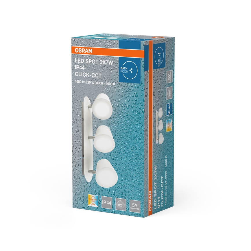 Osram - LED-badrumsspot SPOT 3xLED/7W/230V IP44 3000/4000K