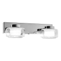 Osram - LED badrumsväggarmatur ORBIS FLAME 2xLED/5,5W/230V 3000/4000K IP44 blank krom
