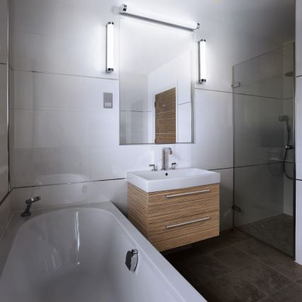 Osram - Dimbar LED-spegelbelysning ORBIS TUBE LED/12W/230V 60 cm IP44 blank krom