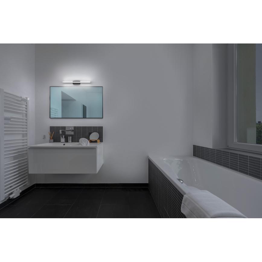 Osram - Dimbart LED-spegelbelysning för badrum ORBIS MIRROR LED/10W/230V 3000/4000K 60 cm IP44 svart