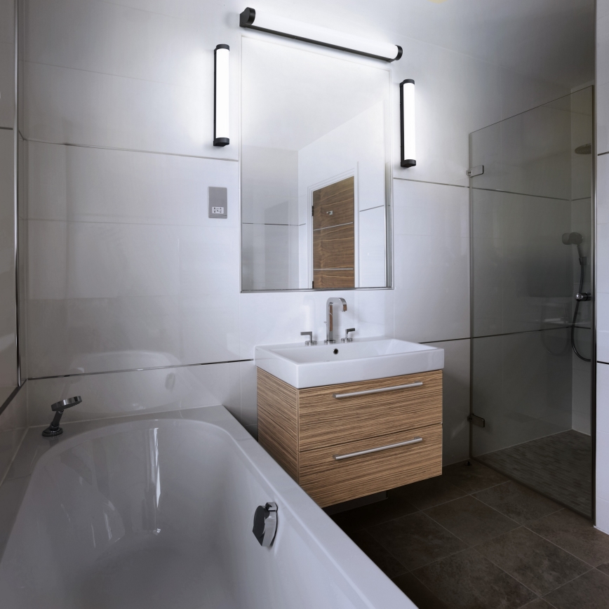 Osram - LED dimbar spegelbelysning ORBIS TUBE LED/12W/230V 60 cm IP44 svart