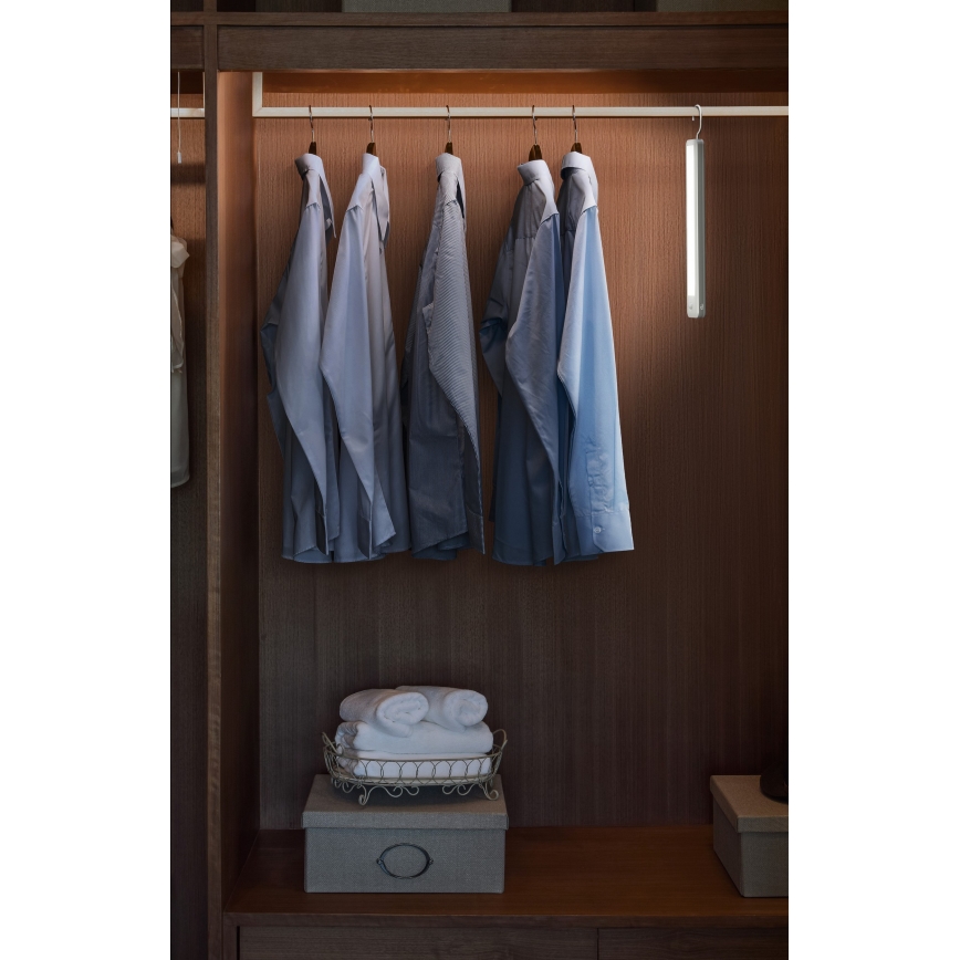 Osram - LED hängande orienteringsarmatur med rörelsesensor MOBILE LED/2,35W/5V 1000 mAh vit