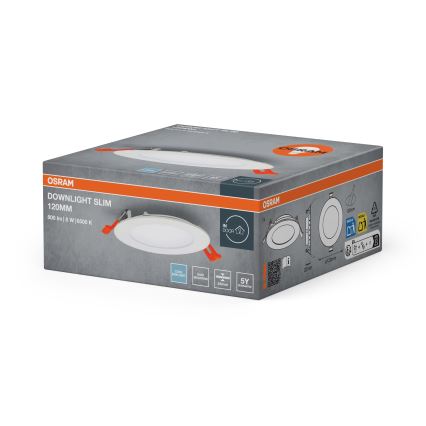 Osram - LED infälld takarmatur SLIM LED/8W/230V 6500K Ø 12 cm