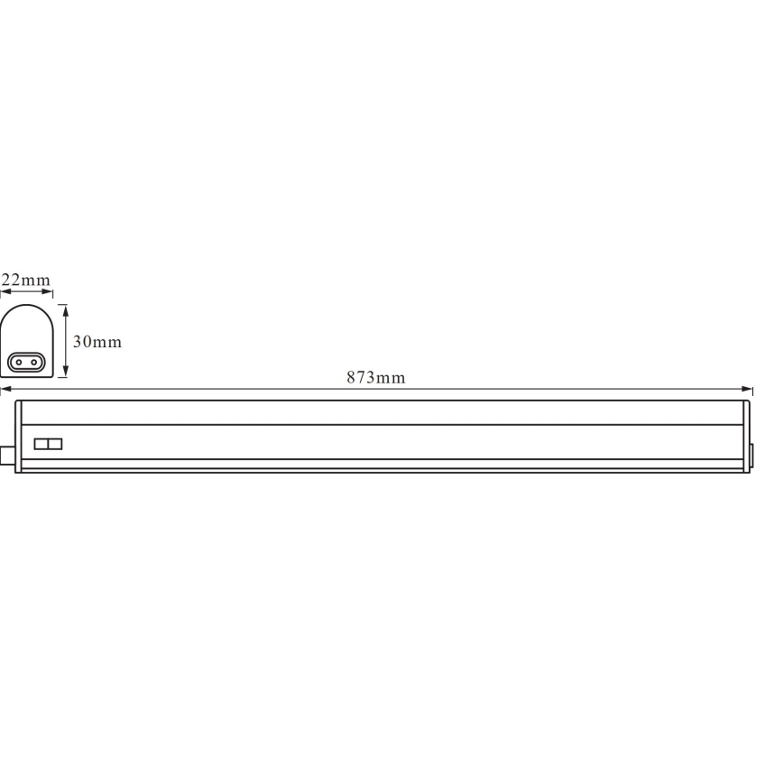 Osram - LED lampa för undersidan av köksskåp BATTEN LED/10W/230V