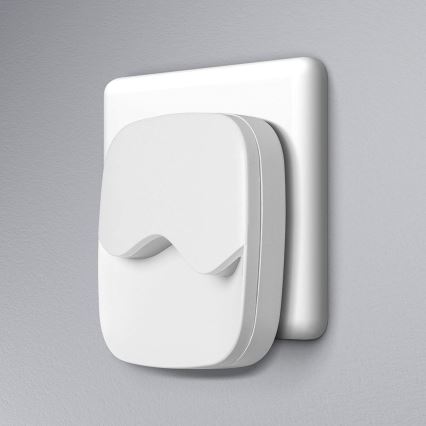 Osram - LED-nattlampa för vägguttag med skymningssensor LUNETTA LED/0,5W/230V