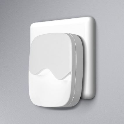 Osram - LED-nattlampa för vägguttag med skymningssensor LUNETTA LED/0,5W/230V