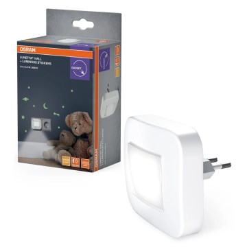 Osram - LED-nattlampa med skymningssensor LUNETTA LED/0,2W/230V