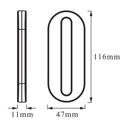 Osram - LED-orienteringslampa med rörelsesensor MOBILE LED/0,5 W/3,7 V 330 mAh CRI 90 vit