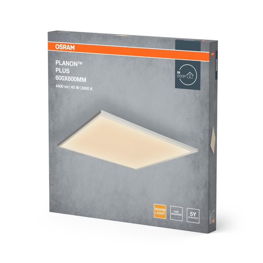 Osram - LED-panel ytmonterad PLANON LED/40W/230V 59,5x59,5 cm vit