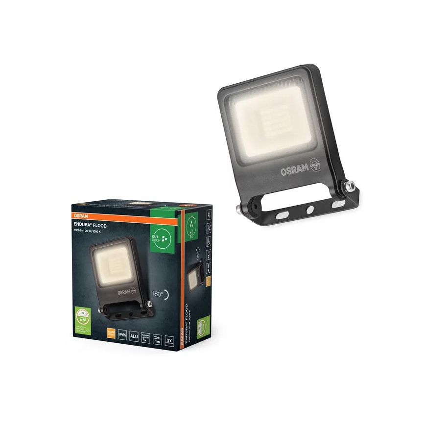 Osram - LED-reflektor ENDURA LED/20W/230V 3000K IP65 antracit
