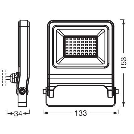 Osram - LED-reflektor ENDURA LED/30W/230V 3000K IP65