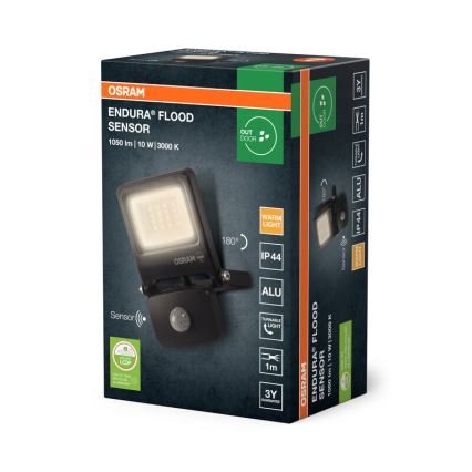 Osram - LED-reflektor med sensor ENDURA LED/10W/230V 3000K IP44
