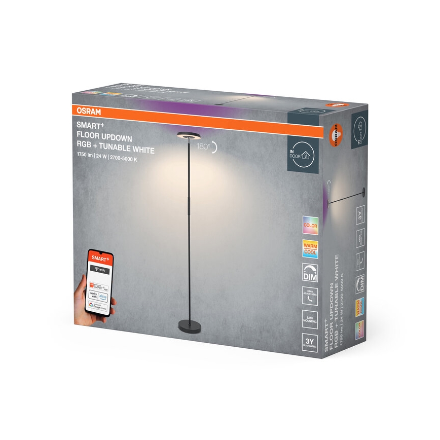 Osram - LED RGBW dimbar golvlampa SMART+ FLOOR LED/24W/230V 2700-5000K Wi-Fi