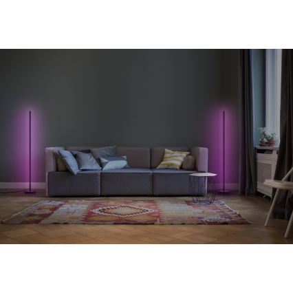 Osram - LED RGBW dimbar golvlampa SMART+ FLOOR LED/14W/230V 2700-6500K Wi-Fi svart + fjärrkontroll