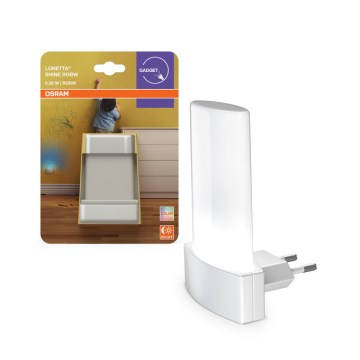 Osram - LED RGBW nattlampa med sensor LUNETTA LED/0,28W/230V