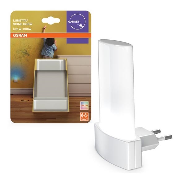 Osram - LED RGBW nattlampa med sensor LUNETTA LED/0,28W/230V