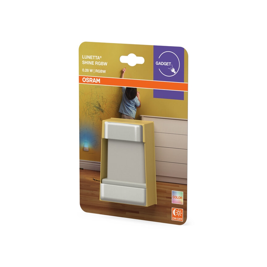 Osram - LED RGBW nattlampa med sensor LUNETTA LED/0,28W/230V