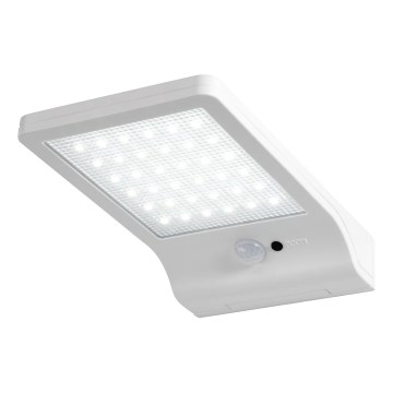 Osram - LED solcellsdriven vägglampa med DOORLED-sensor, 3 W, 3,3 V, 2000 mAh, IP44, vit