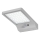 Osram - LED-solcellsvägglampa med sensor DOORLED LED/3W/3,3V 2000 mAh IP44 silver