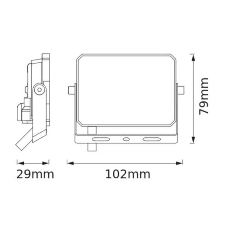 Osram - LED-strålkastare 10W/230V 6500K IP65