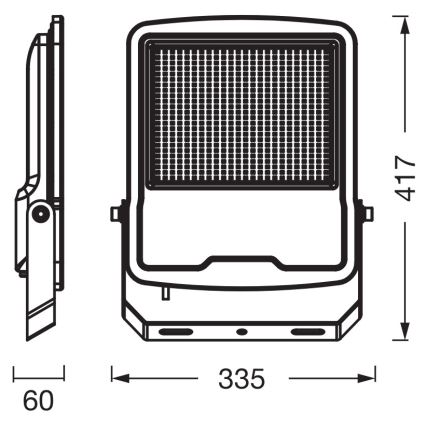 Osram - LED-strålkastare ENDURA LED/150W/230V IP65