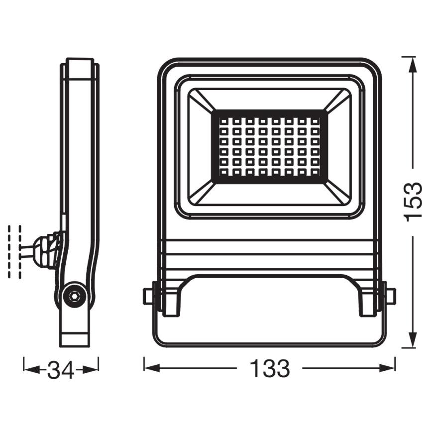 Osram - LED-strålkastare ENDURA LED/30W/230V 3000K IP65