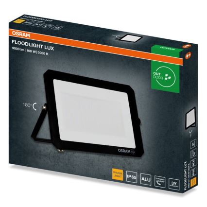 Osram - LED-strålkastare FLOODLIGHT LED/100W/230V 3000K IP65