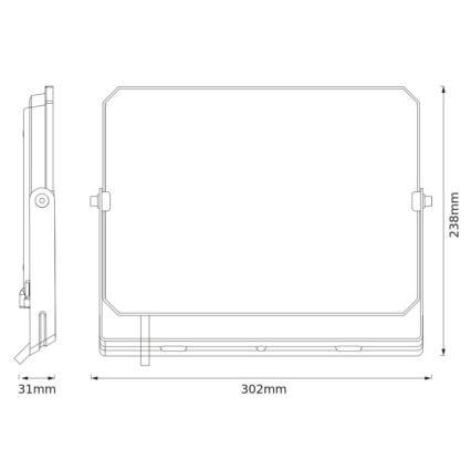 Osram - LED-strålkastare FLOODLIGHT LED/100W/230V 3000K IP65