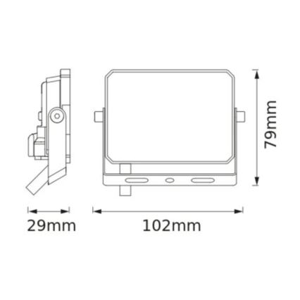 Osram - LED-strålkastare FLOODLIGHT LED/10W/230V 4000K IP65