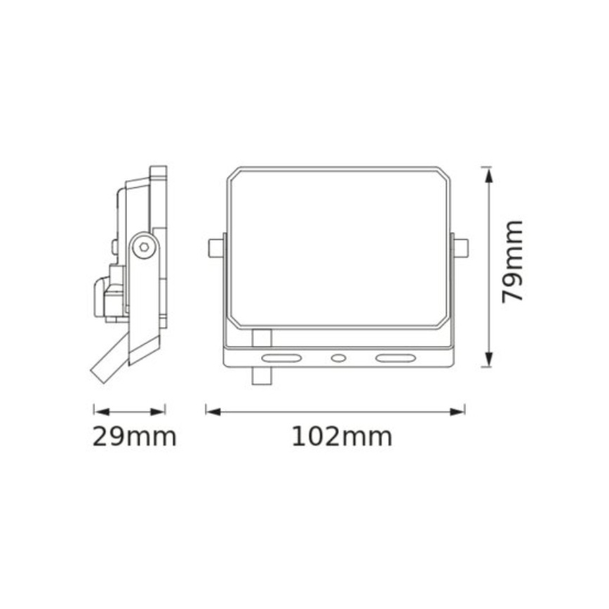 Osram - LED-strålkastare FLOODLIGHT LED/10W/230V 4000K IP65