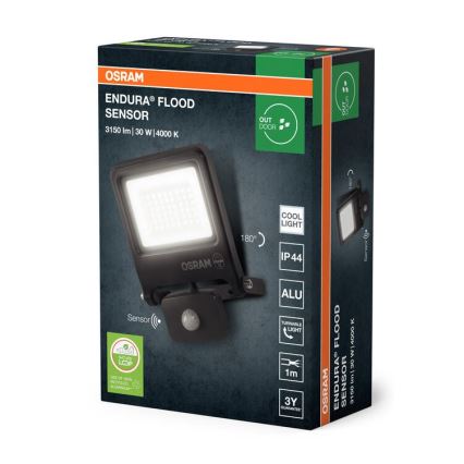 Osram - LED-strålkastare med sensor ENDURA LED/30W/230V IP44