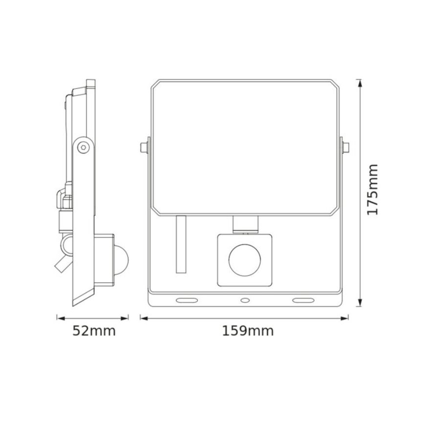 Osram - LED-strålkastare med sensor FLOODLIGHT LED/30W/230V 6500K IP65